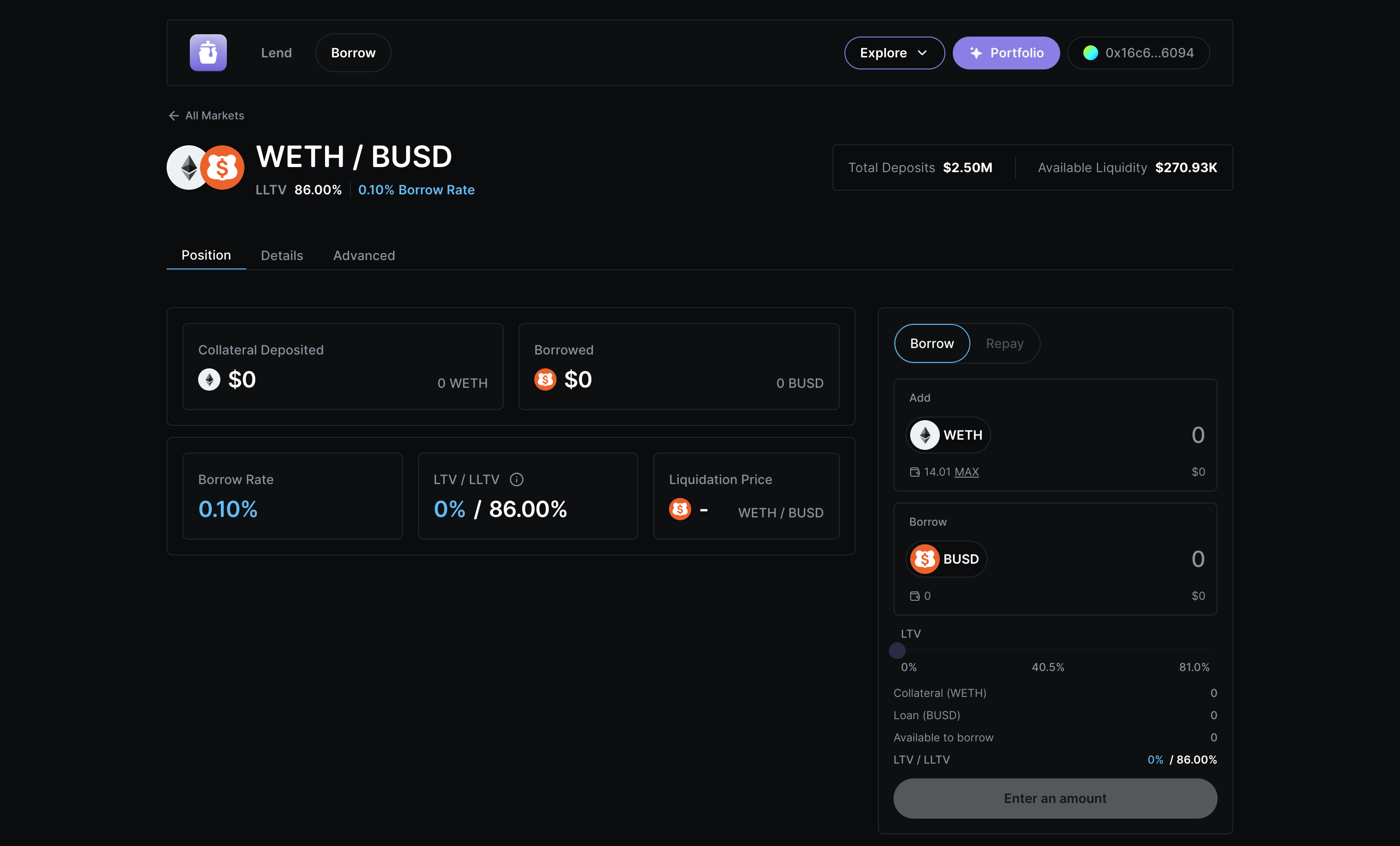 Bend / product interface