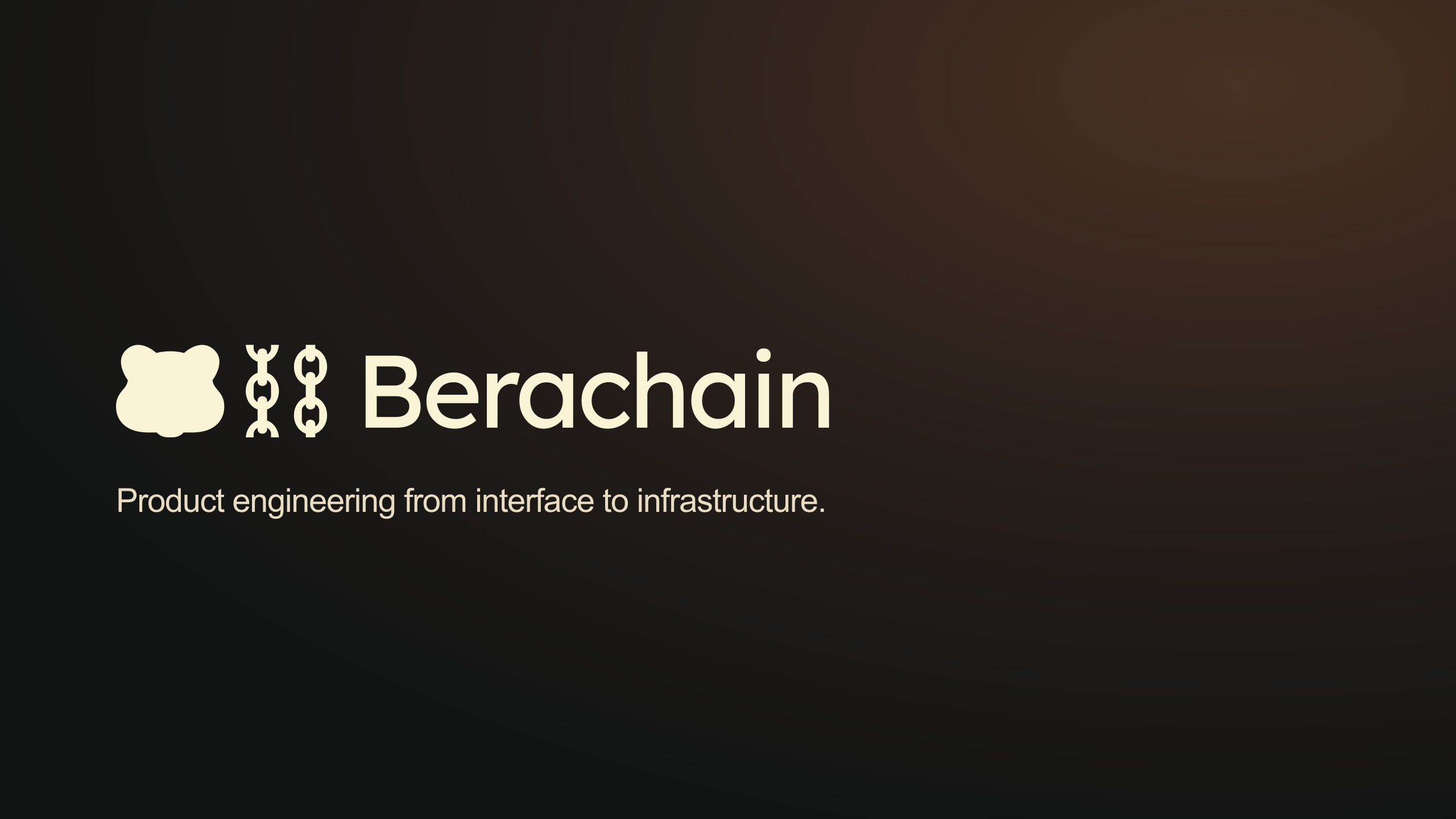Berachain — product engineering from interface to infrastructure